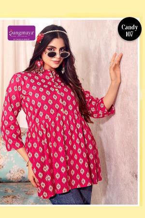 Rangmaya candy vol-14 short top kurti set wholesale
